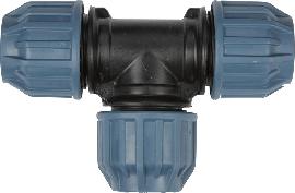 PP-T-Rohrverbinder für 25 mm Rohr