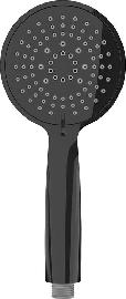 Young Line Duschkopf 11 cm schwarz Produktbild