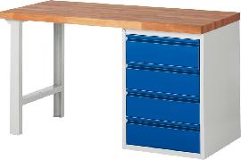 Werkbank, Serie 7509, 4 Schubladen Produktbild