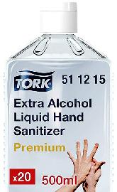 Flüssiges Händedesinfektionsmittel Tork Extra Produktbild