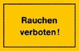 Verbotsschild "Rauchen verboten" Produktbild