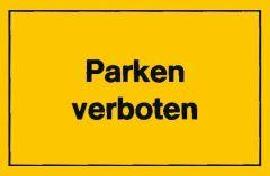 Verbotsschild "Parken verboten" Produktbild