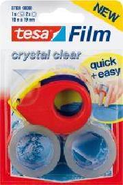tesafilm®, kristall-klar mit Mini-Abroller Produktbild