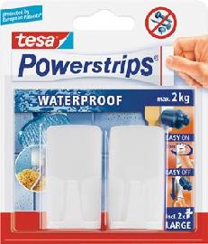 tesa® Powerstrips System-Haken, Waterproof Produktbild