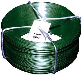 Drahtspinne/Drahtspule, PVC, grün Produktbild