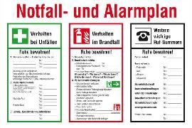 Notfall- und Alarmplan Produktbild