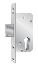 Einsteck-Riegelschloss Nr. 60 PZ<br>für Rohrrahmentüren Produktbild