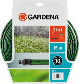 Schlauch-Regner 15 Meter grün Gardena Produktbild