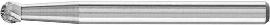 HM-Kleinfrässtift KUD, Kugelform, Zahnung 4 Produktbild