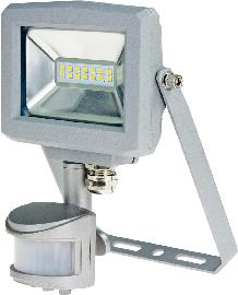 Slimline CHIP-LED-Strahler, 10 W, IP44, Bewegunsgmelder Produktbild