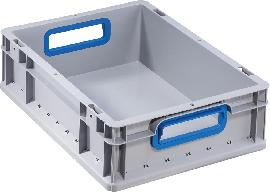 ProfiPlus EuroBox, Griff offen, grau-blau Produktbild