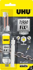 UHU® TURBO FIX² FLÜSSIG METALL Produktbild