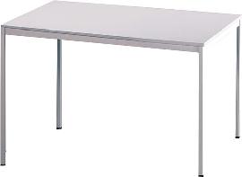 Tisch 160 x 80 lichtgrau Produktbild