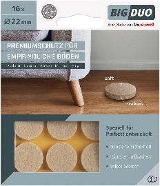 Parkettgleiter, beige BIGDUO fix-o-moll® Produktbild