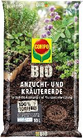 Anzucht- und Kräutererde torffrei 10 L COMPO BIO Produktbild