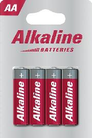 Alkaline Batteries AA 4er Blister 1st price Produktbild