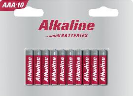 Alkaline Batteries AAA 10er Blister 1st price Produktbild