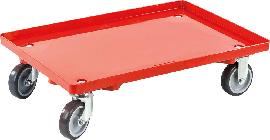 Transportroller 417 x 615mm rot gewschl. Produktbild