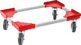 Transportroller 410 x 610mm rot Produktbild