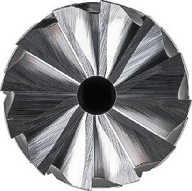 HM-Frässtift ZYA-S, Zylinderform, Zahnung STEEL, mit Stirnverzahnung Produktbild