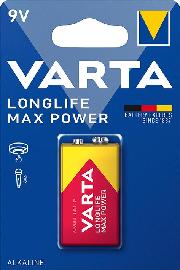 VARTA LONGLIFE Max Power 9V Produktbild