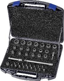 Kraft-Steckschlüssel-Garnitur 3/8" Produktbild