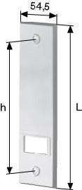 Deckplatte für Einlass-Gurtwickler PARO Nr. 110110 Produktbild
