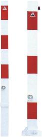Absperrpfosten, umlegbar, herausnehmbar, 4-kant Produktbild