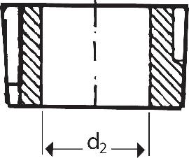 Taper-Buchse 3525, metrisch, DIN 6885 Produktbild