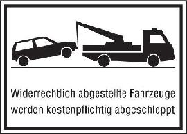 Parkverbotsschild Produktbild
