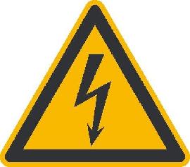 Warnschild, Warnung vor elektrischer Spannung Produktbild