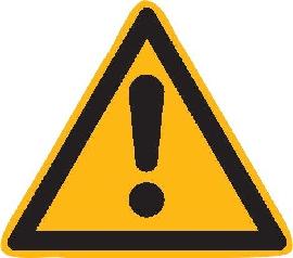 Warnschild, Allgemeines Warnzeichen Produktbild