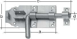 Bolzenriegel, 164 Produktbild