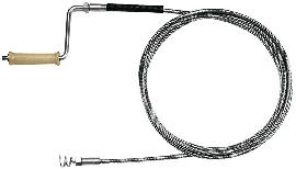 Rohrreinigungswelle mit Bohrkopf (Schlammbohrer) Produktbild