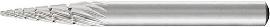 HSS-Frässtift G, Spitzkegelform, Zahnung 3 Produktbild