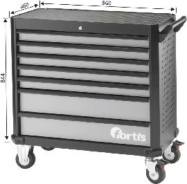 Werkstattwagen, extrabreit Produktbild