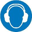 Gebotsschild, Gehörschutz benutzen Produktbild