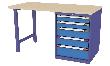 Werkbank, mit 5 Schubladen Produktbild
