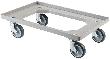 Transportroller grau, mit thermoplastischen Rollen Produktbild