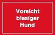 Warnschild "Vorsicht bissiger Hund" Produktbild