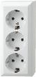 Steckdose 3-fach Aufputz Produktbild