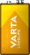 Batterie LONGLIFE 9V E-Block, 1-er Bli. Varta Produktbild