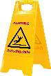 PP-Warnschild, Achtung Rutschgefahr Produktbild