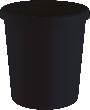 Papierkorb 18 l schwarz 331mm recycling K-Stoff Produktbild