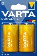 Batterie LONGLIFE VARTA D 2er Blister Produktbild