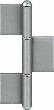 Konstruktionsband für Türen und Tore KO 8, <br>Stahl, blank Produktbild