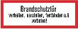 Hinweisschild, Brandschutztür Produktbild