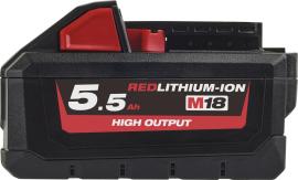 Ersatzakku High Output 18,0 V 5,5 Ah Milwaukee M18 HB5,5 Produktbild