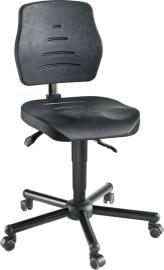 Schwerlast-Arbeitsdrehstuhl, schwarz Produktbild