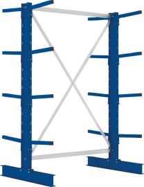 Kragarmregal META MULTISTRONG L IPE 120, Achsmaß 1330 mm, doppelseitig Produktbild